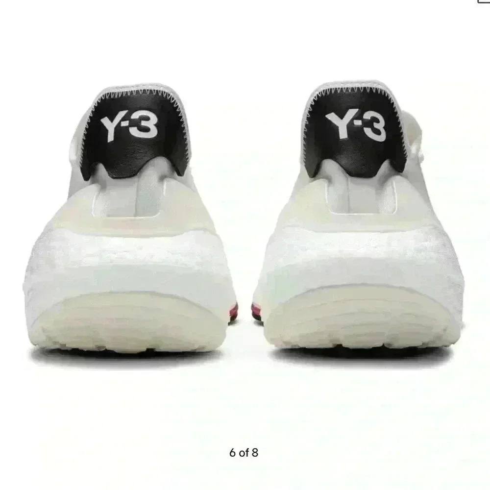 Adidas Y-3 Ultraboost 21 Shoes H67477 White Yohji Yamamoto Size 10 (WORN ONCE)